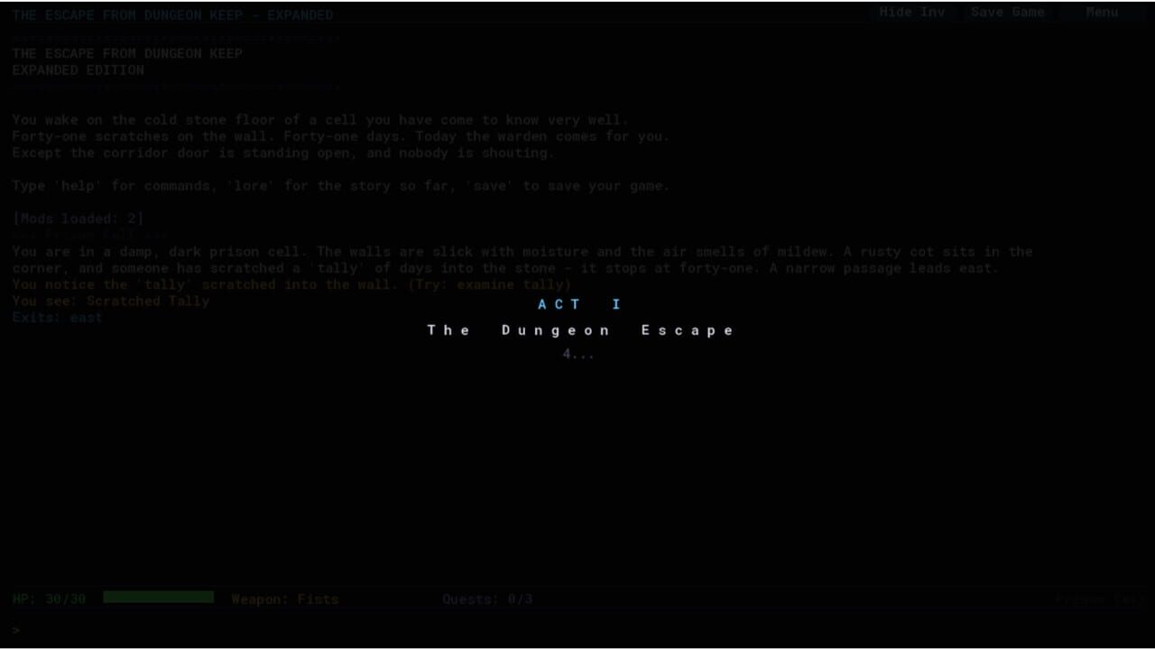 The Escape From Dungeon Keep screenshot