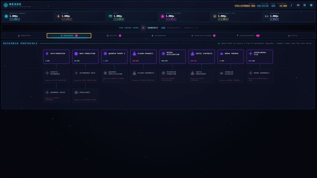 Nexus: Quantum Industries screenshot
