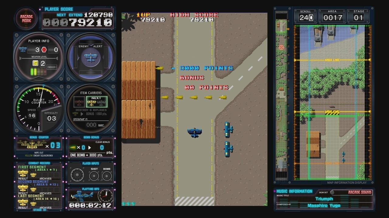 Toaplan Arcade Garage: Flying Fire Shark screenshot