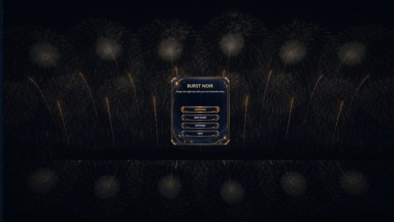 Burst Noir: Fireworks Simulator