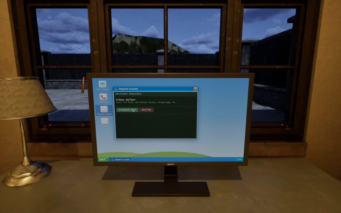 Gameplay de 911 Dispatcher: Unknown Caller