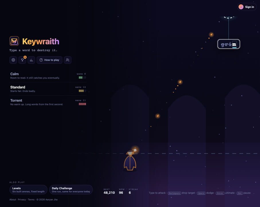 Keywraith screenshot