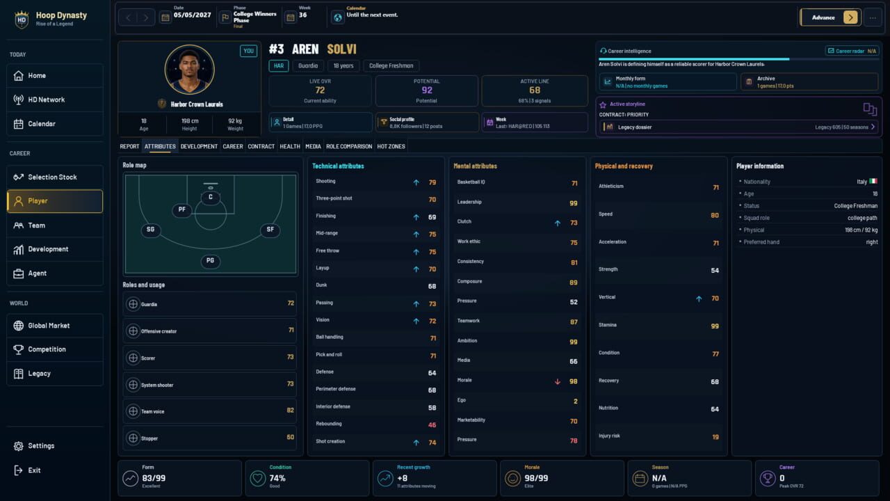 Hoop Dynasty: Rise of a Legend screenshot