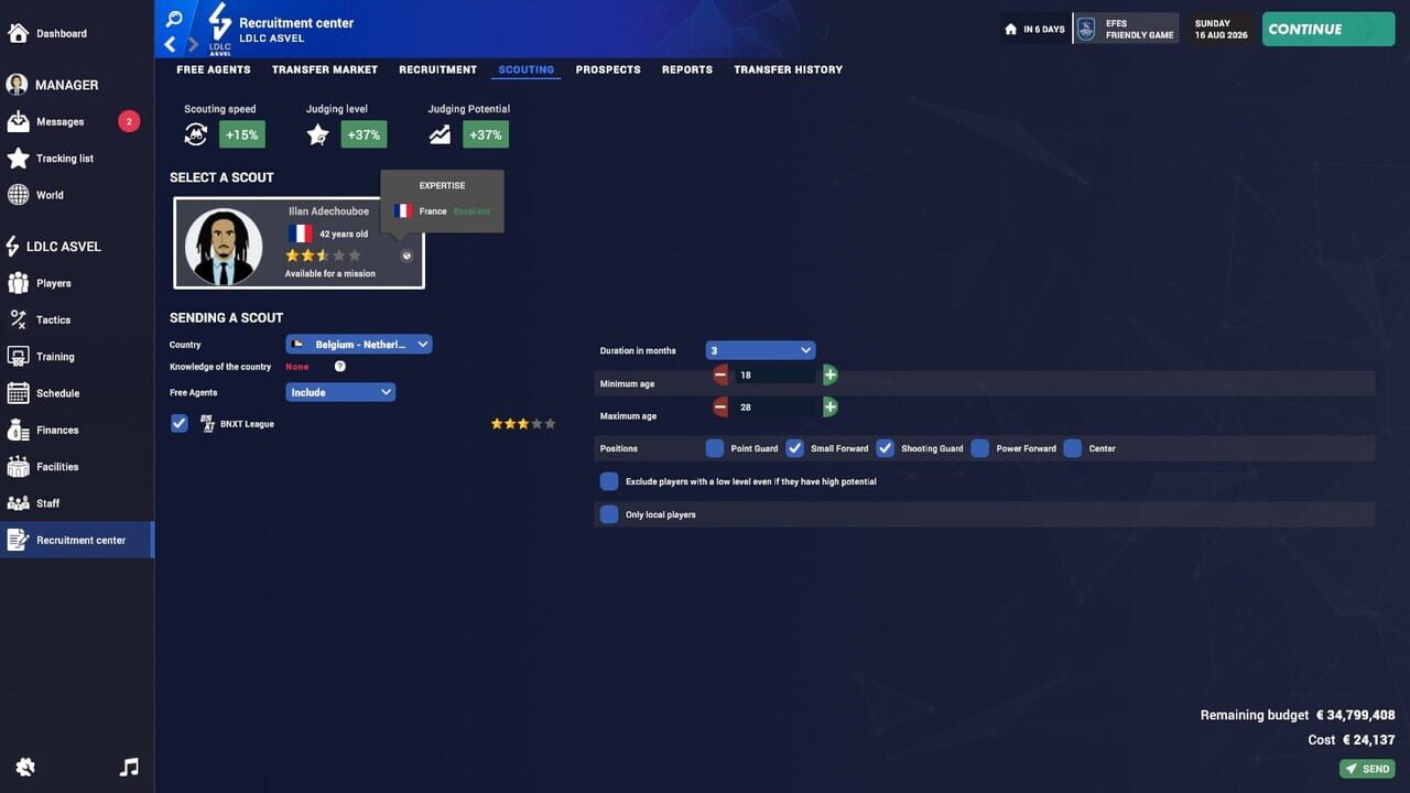 Pro Basketball Manager 2027 screenshot