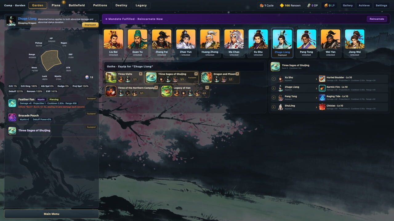 Peach Garden Survivors screenshot