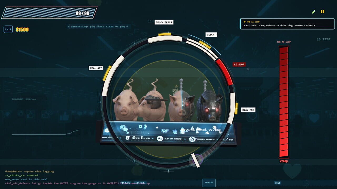 Screenshot of Click Bait