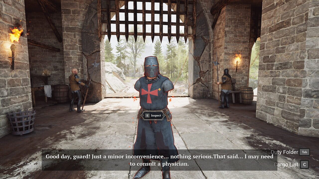 Screenshot of Gate Guard Simulator