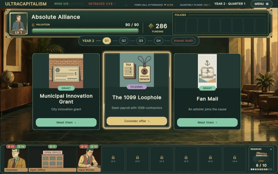 Ultracapitalism screenshot 1