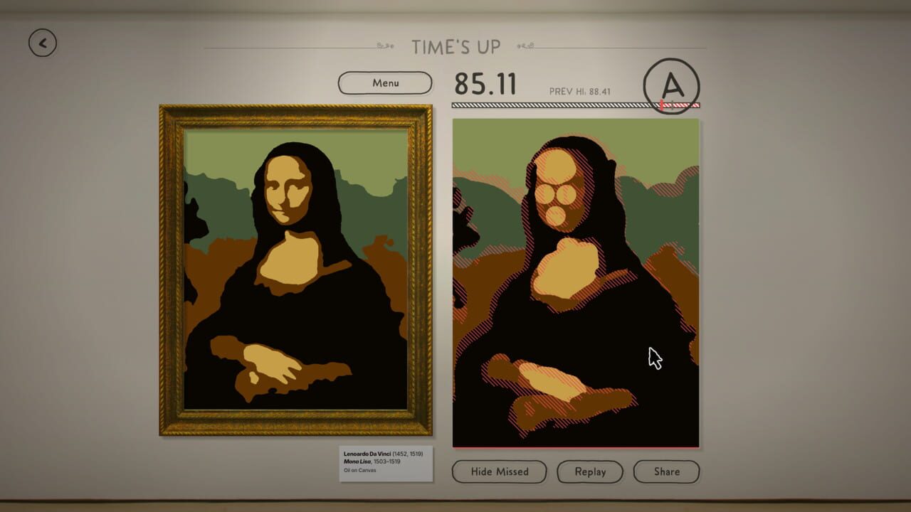 Screenshot of Sloppy Forgeries