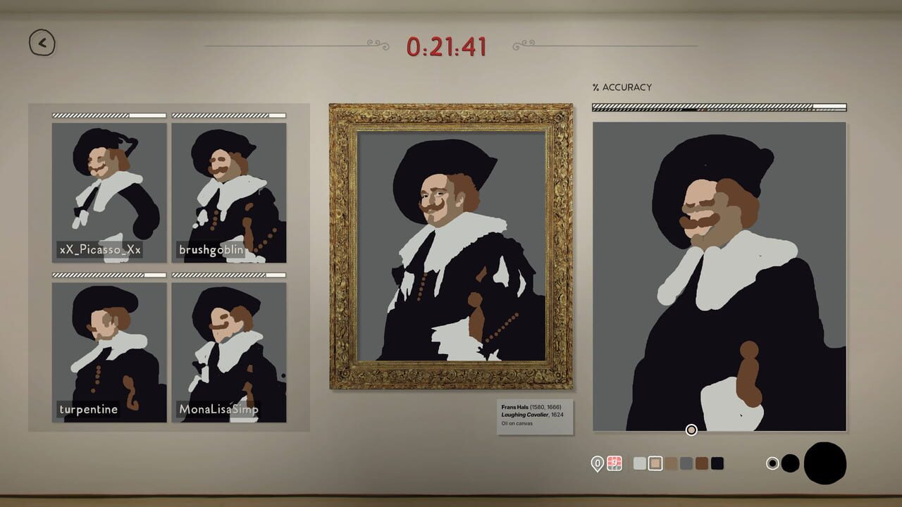 Screenshot of Sloppy Forgeries