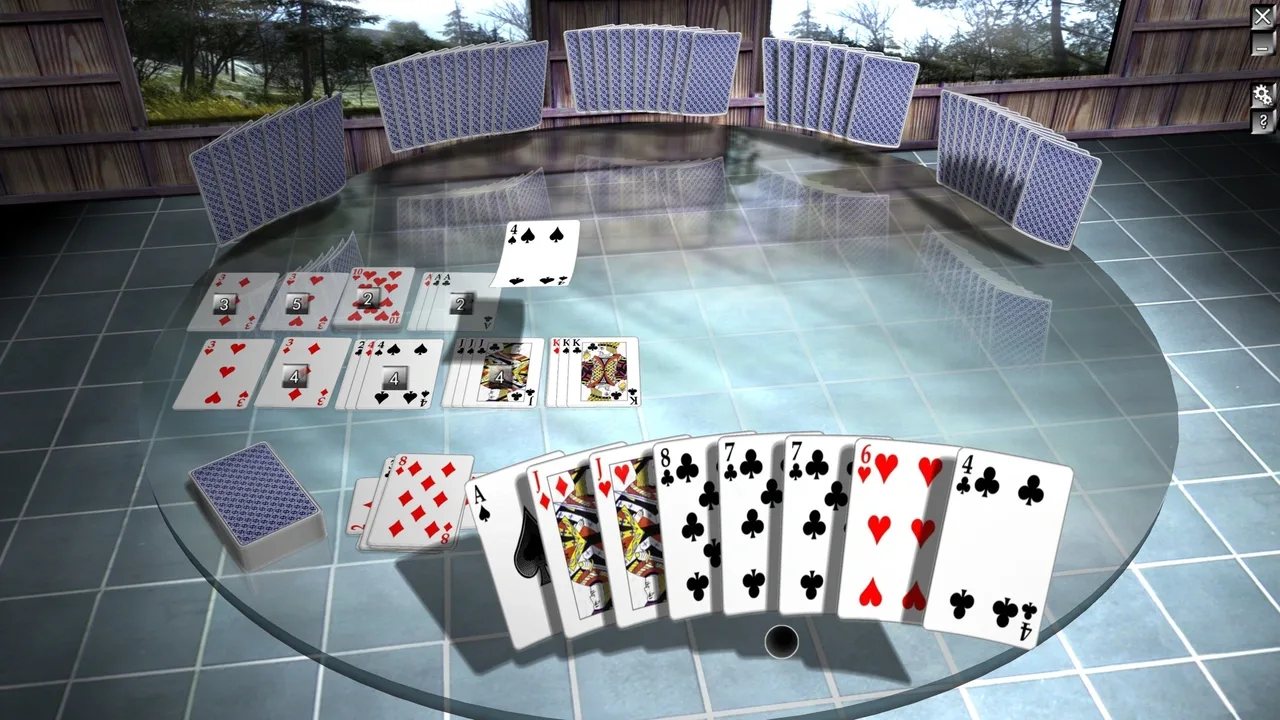 Classic Card Games 3D screenshot 1