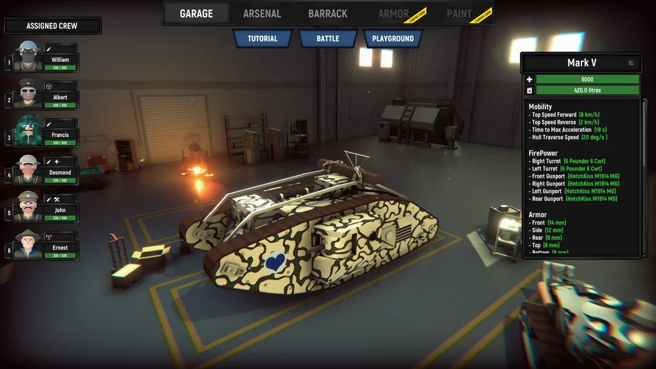 Armored Battle Crew screenshot 1
