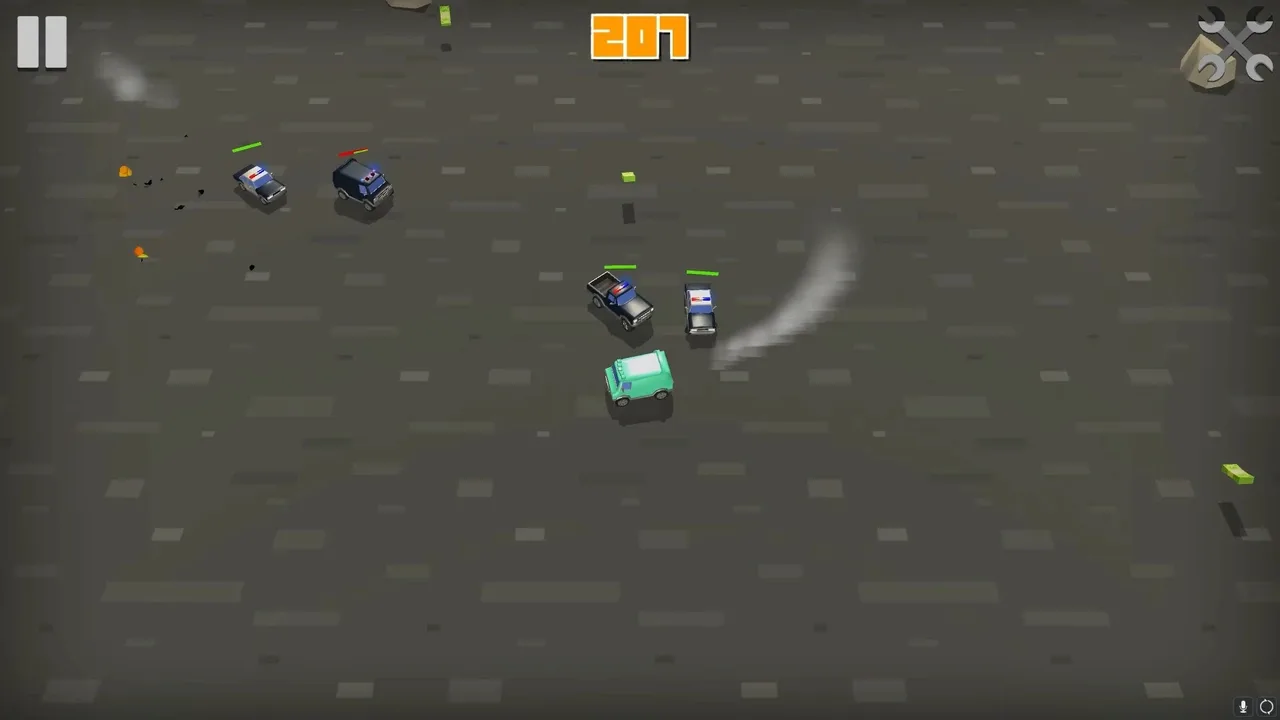 Explosive Pursuit