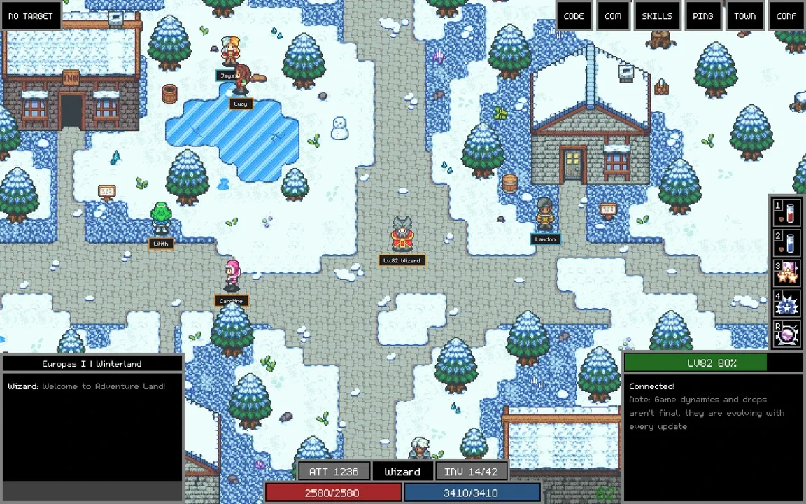 Adventure Land: The Code MMORPG screenshot 1