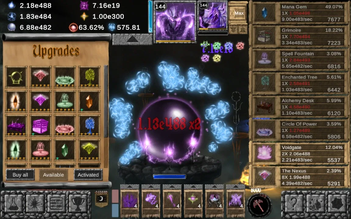 Idle Wizard screenshot 1