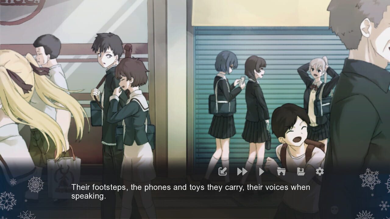 Winter's Empty Mask - Visual novel screenshot