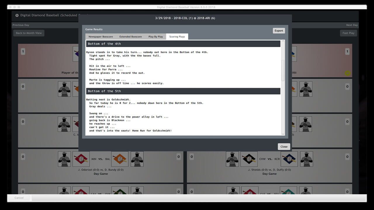 Digital Diamond Baseball V8 (2019)