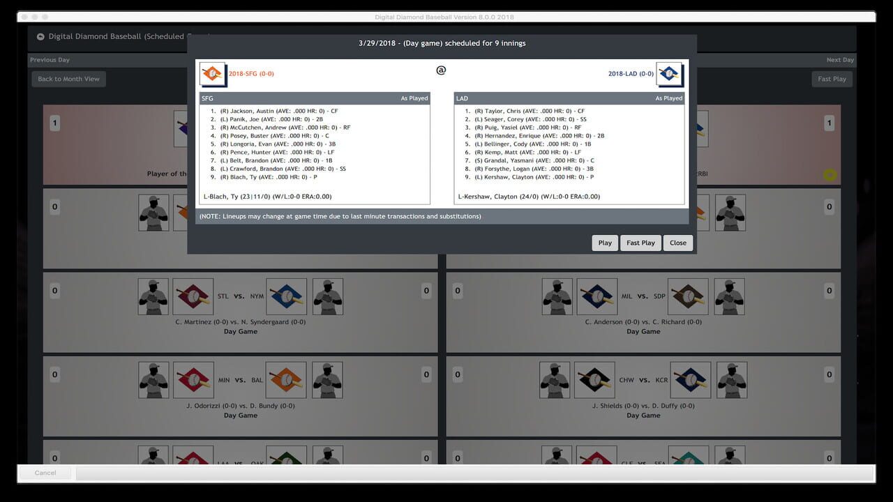 Digital Diamond Baseball V8 (2019)