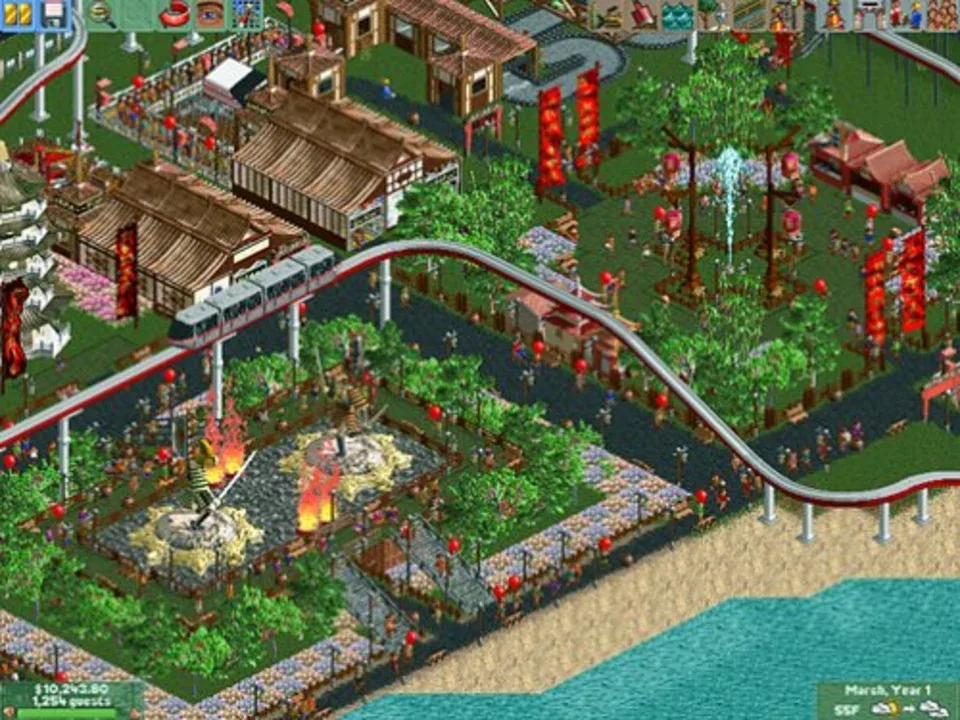 RollerCoaster Tycoon 2: Wacky Worlds screenshot 1