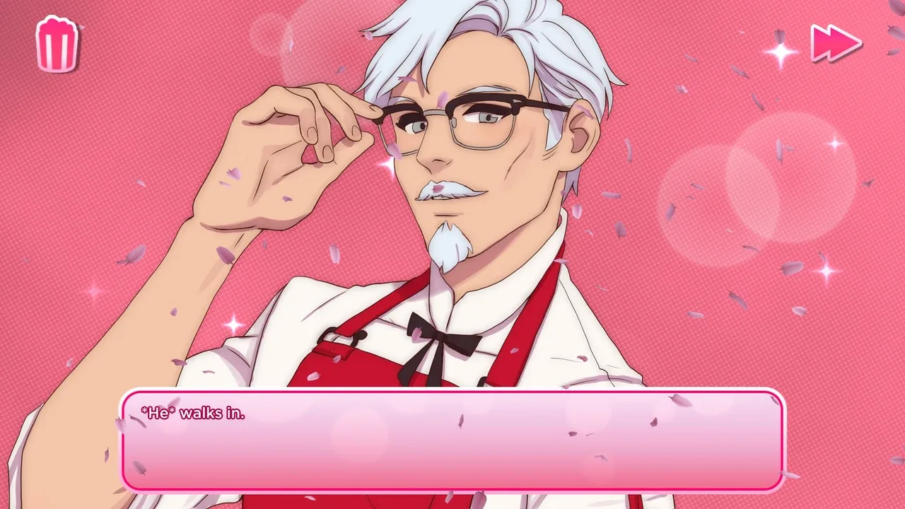I Love You, Colonel Sanders! A Finger Lickin' Good Dating Simulator screenshot 1