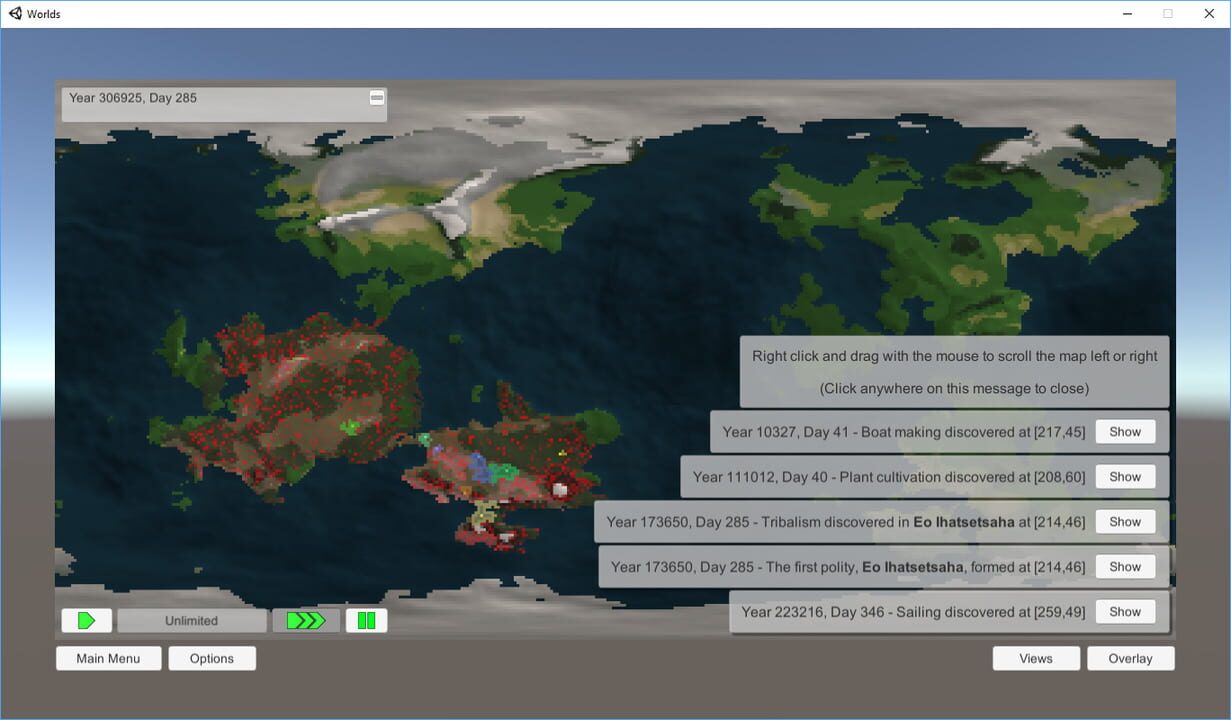 Worlds: History Simulator