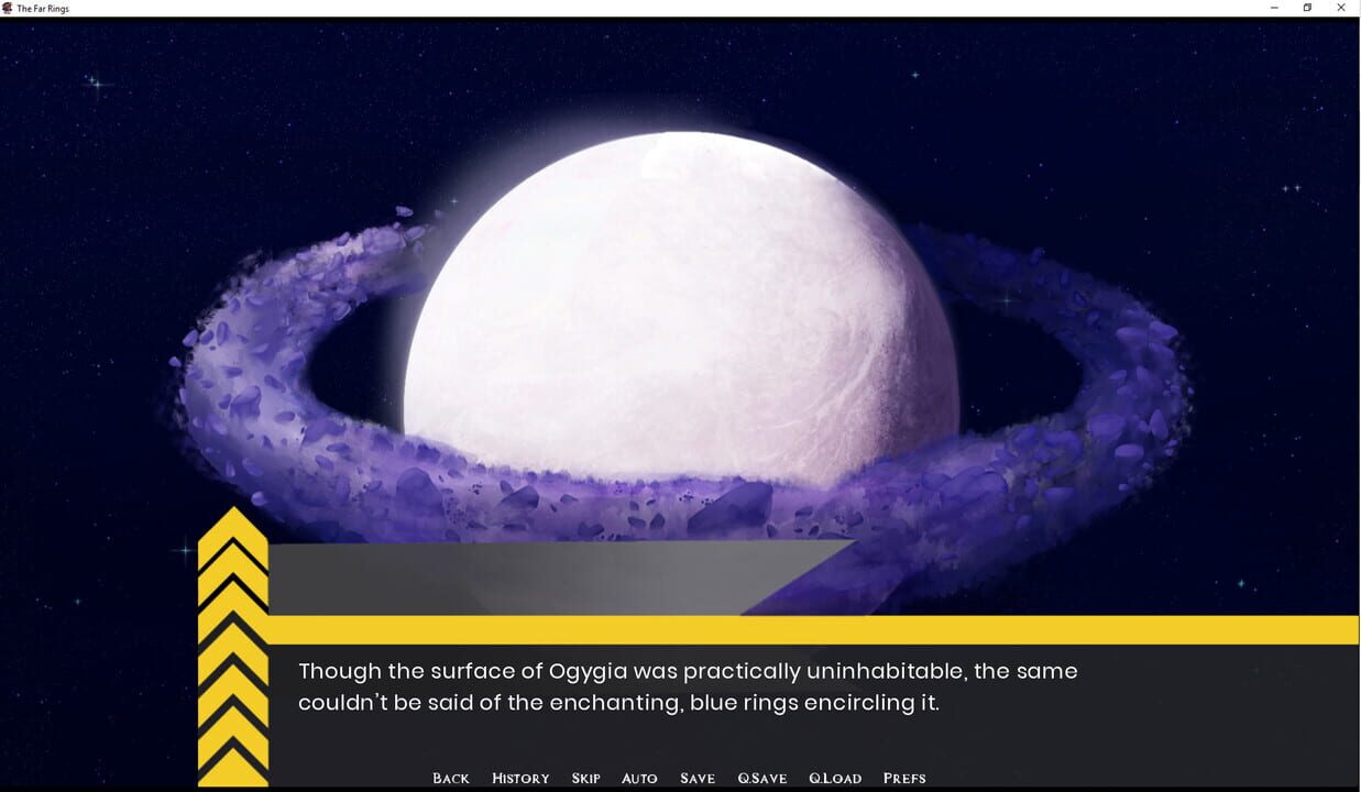 The Far Rings: A Space Opera Visual Novella (2019)