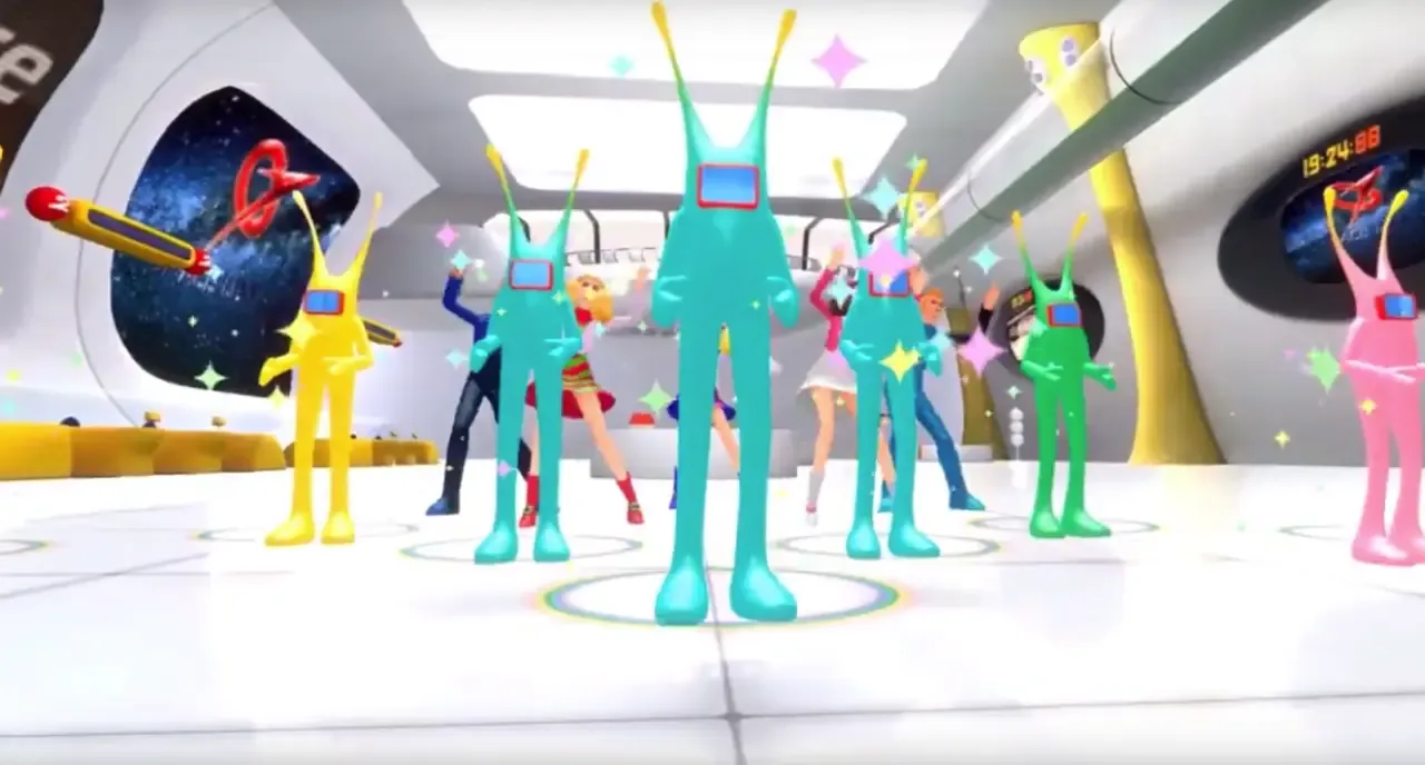 Space Channel 5 VR: Kinda Funky News Flash screenshot 2