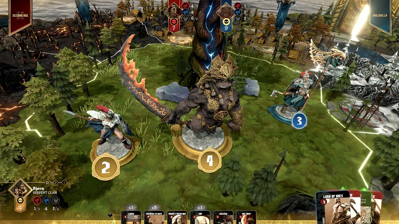 Blood Rage: Digital Edition screenshot 2