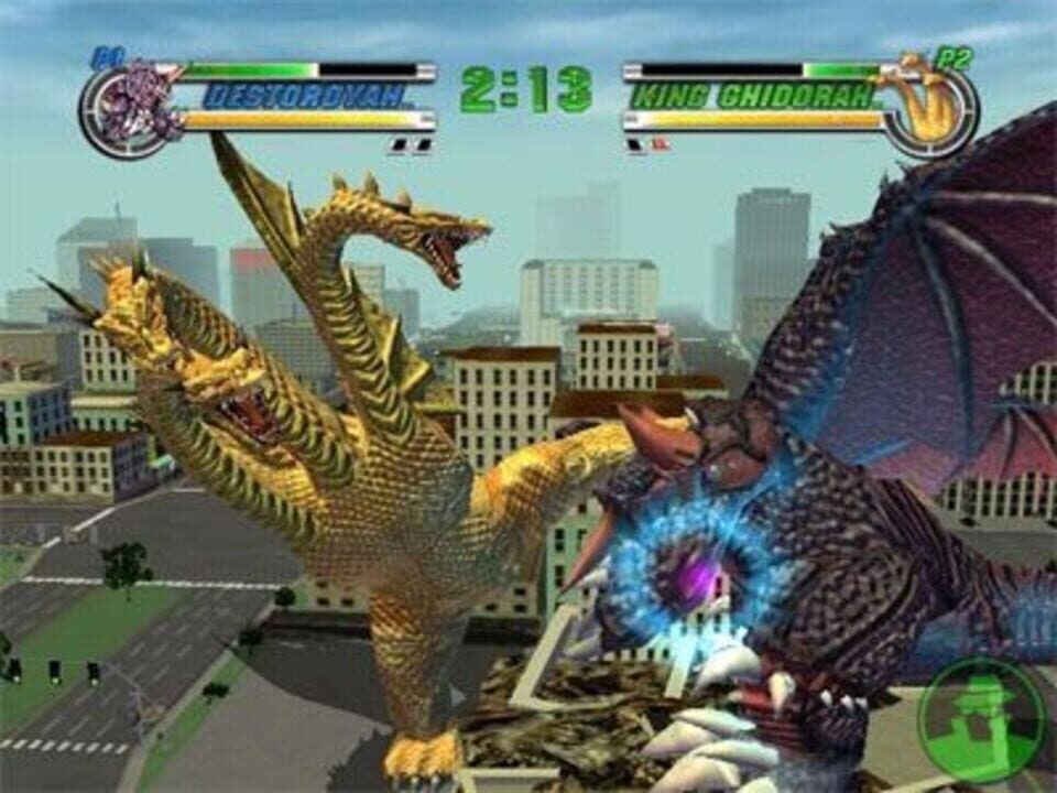 Godzilla Unleashed PS2 - 4 Player First time game play 