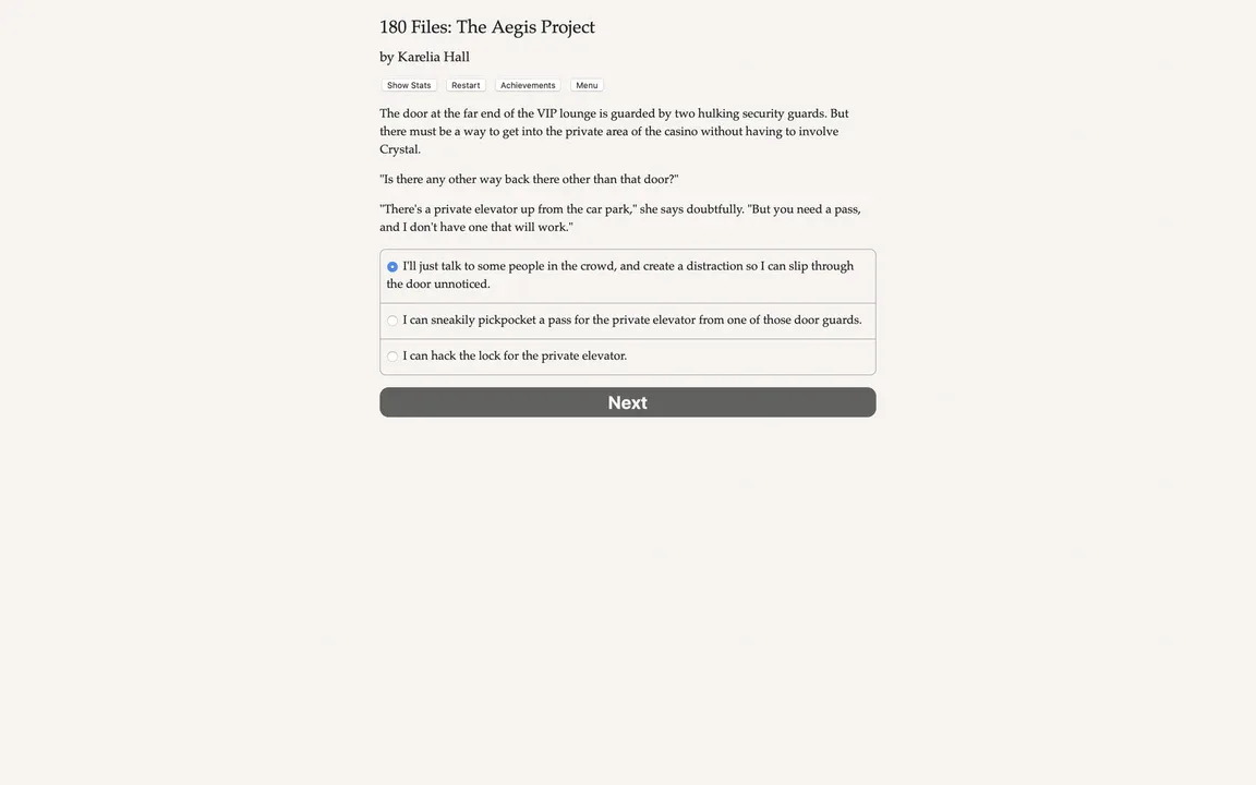 180 Files: The Aegis Project screenshot 2