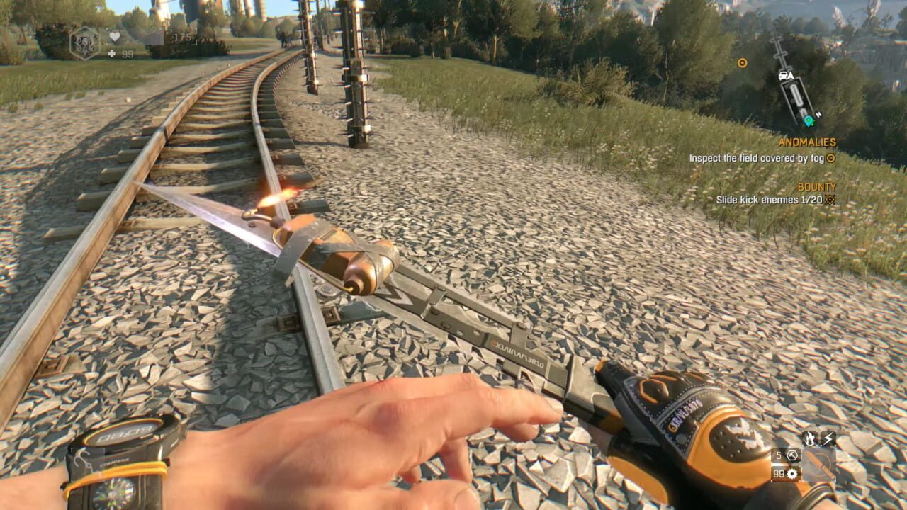 dying light volatile hunter weapong