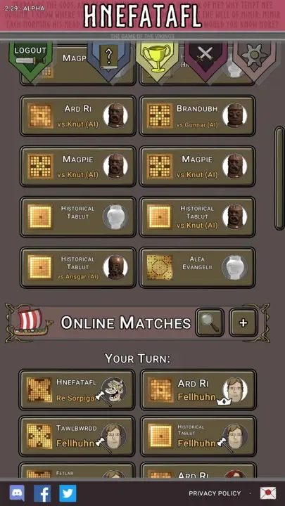Hnefatafl screenshot 2