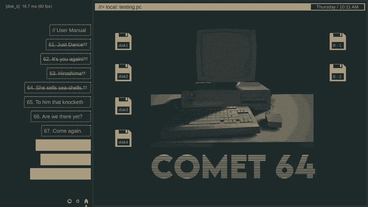 Comet 64 screenshot 1