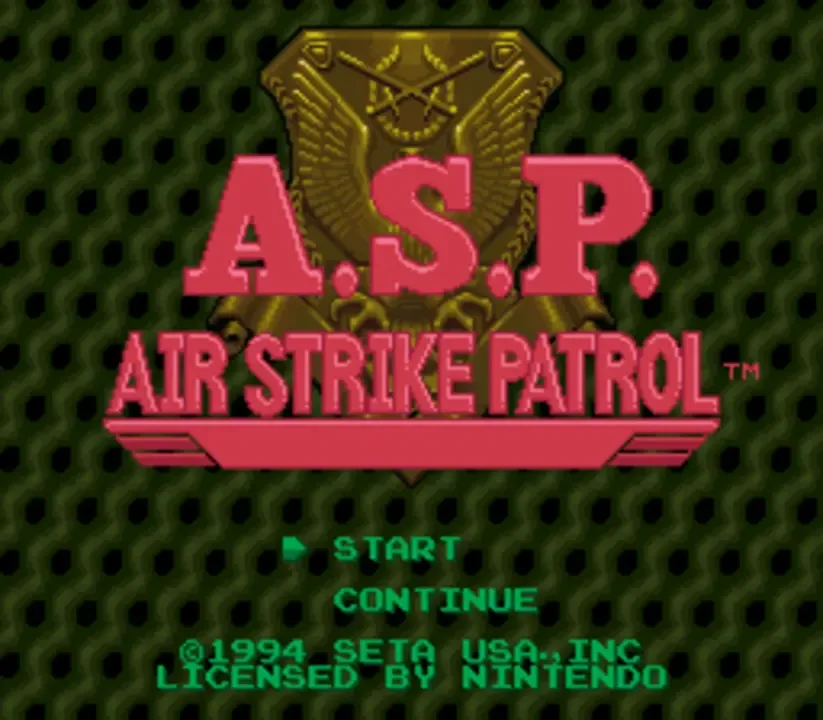 A.S.P.: Air Strike Patrol (1994)