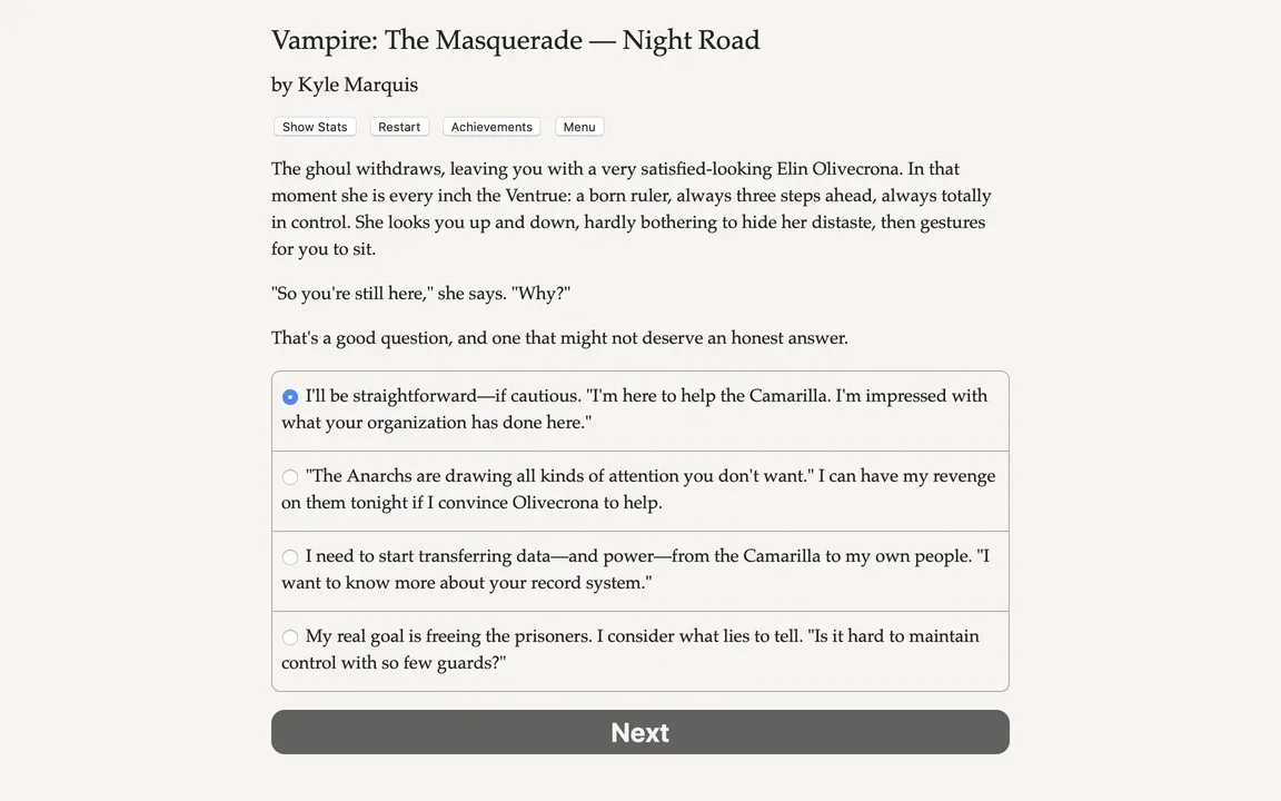 Vampire: The Masquerade - Night Road screenshot 2