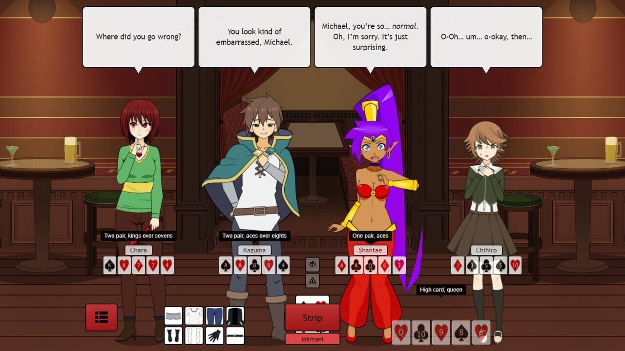 Strip Poker Night at the Inventory screenshot