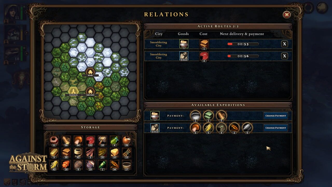 Capture de Against the Storm