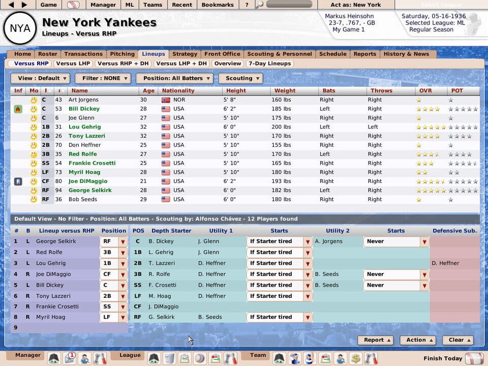 Out of the Park Baseball 9 | Screenshot #7 Out of the Park Baseball 9 | Screenshot #7
