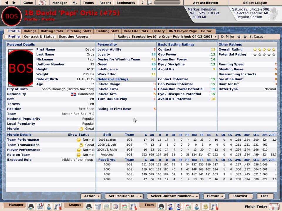 Out of the Park Baseball 9 | Screenshot #8 Out of the Park Baseball 9 | Screenshot #8