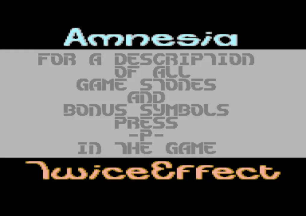 Amnesia
