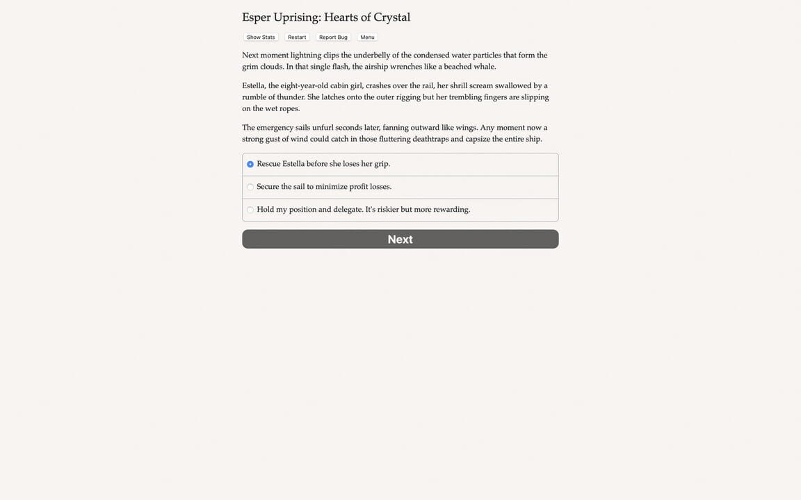 Esper Uprising: Hearts of Crystal
