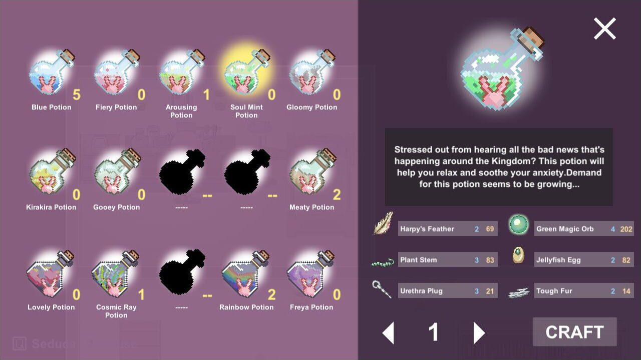 Freya's Potion Shop screenshot