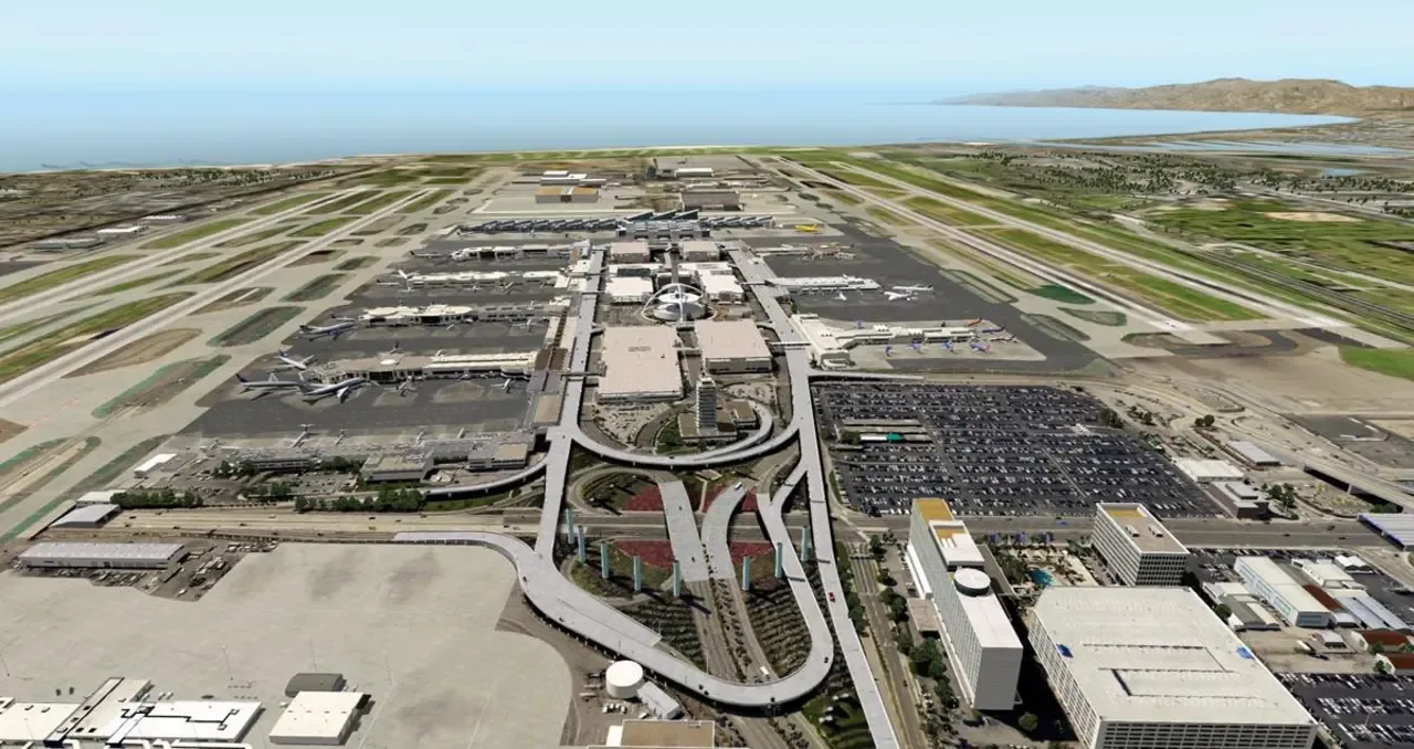 X-Plane 11: FunnerFlight - Airport Los Angeles International V2