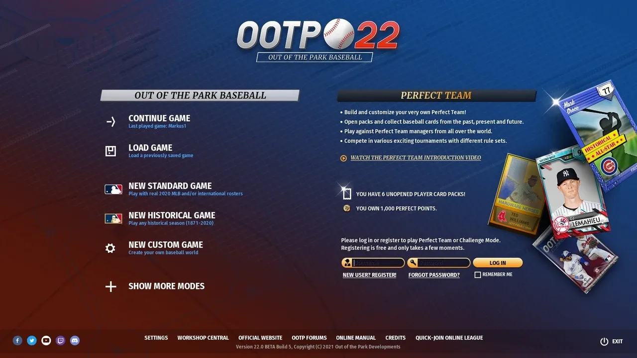 Out of the Park Baseball 22 screenshot 1