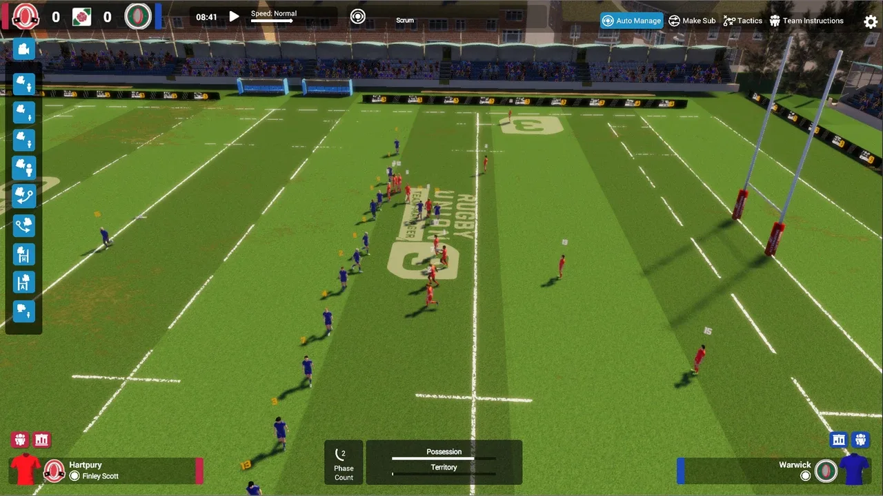 Rugby Union Team Manager 3 screenshot 2