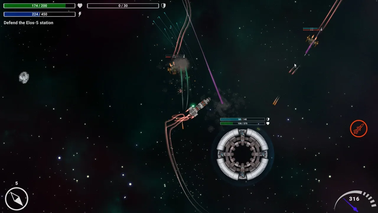 Space Defender: Frontier Squadron screenshot 2