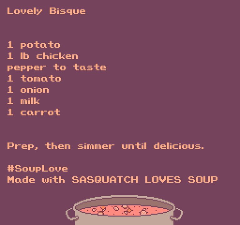 Sasquatch Loves Soup screenshot