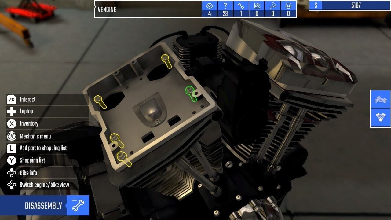 Biker Garage: Mechanic Simulator screenshot