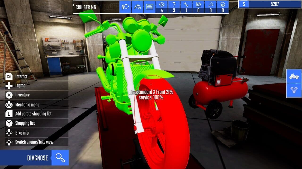 Biker Garage: Mechanic Simulator screenshot