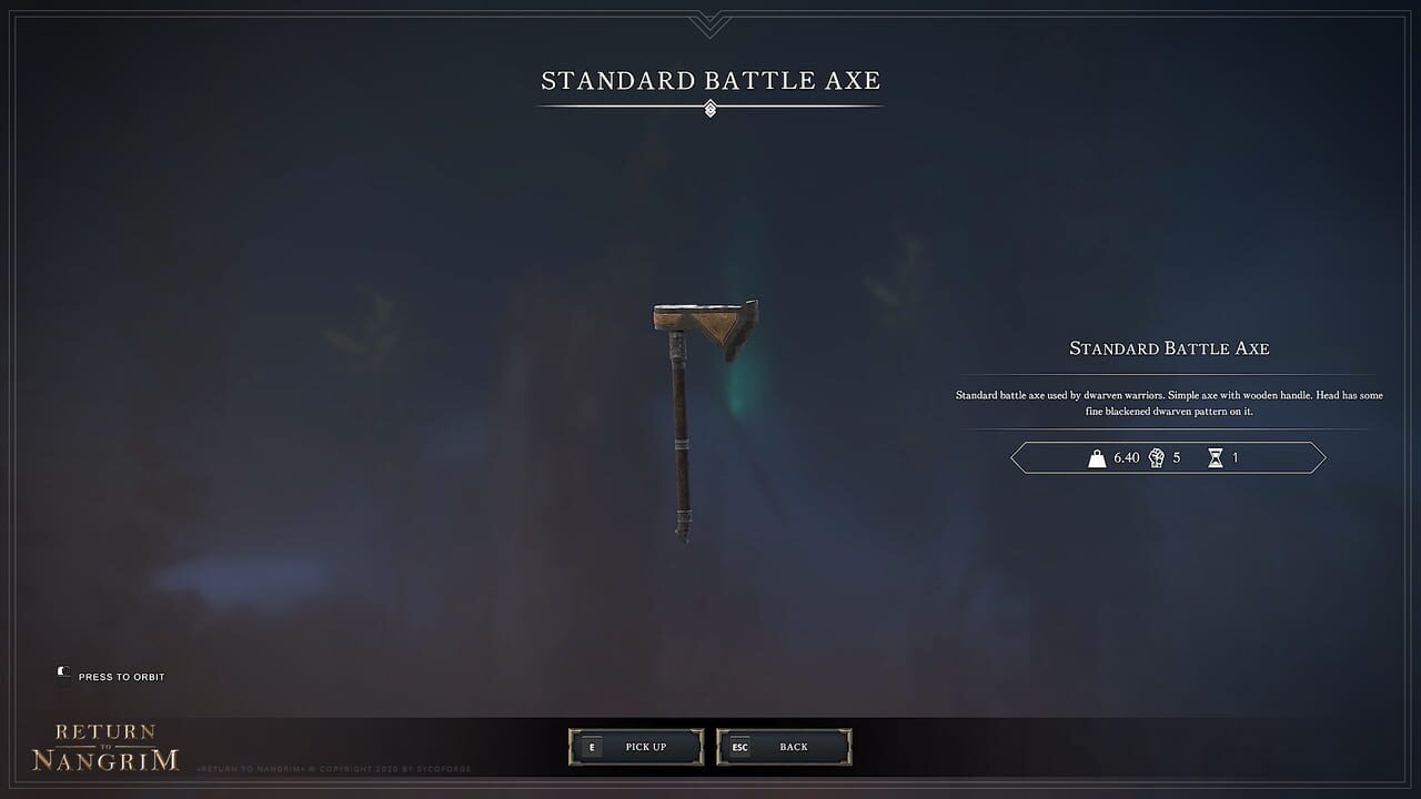 Capture de Return to Nangrim